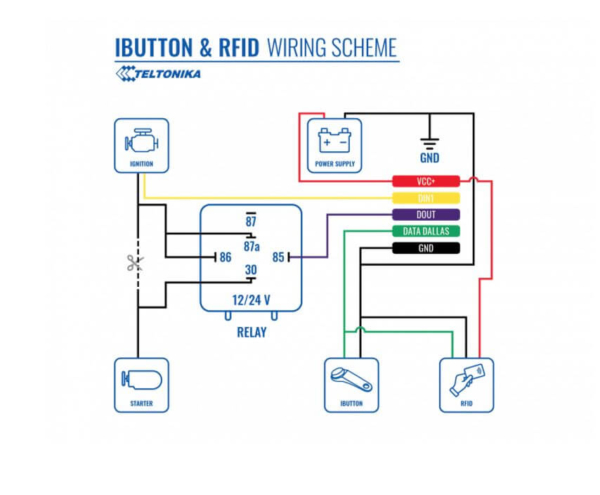 1-WIRE RFID считыватель