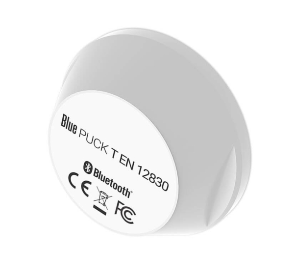 Срок работы автономной батареи датчика температуры Teltonika Blue Puck T EN 12830 - до 7,5 лет