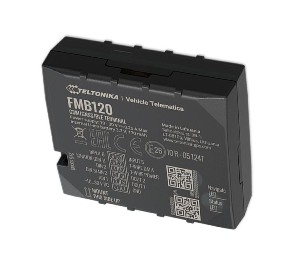 Teltonika FMB120 - вид сбоку