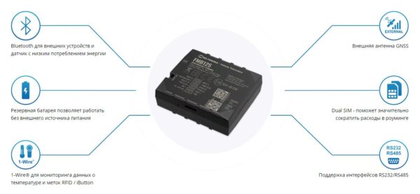 2G GPS трекер Teltonika FMB125 - Зображення 8