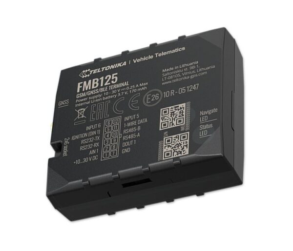 Схема подключения Teltonika FMB125