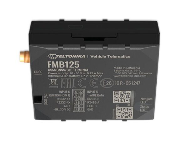 Особенности Teltonika FMB125
