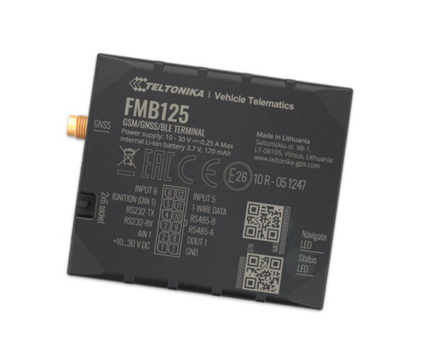 Внутреннее устройство Teltonika FMB125