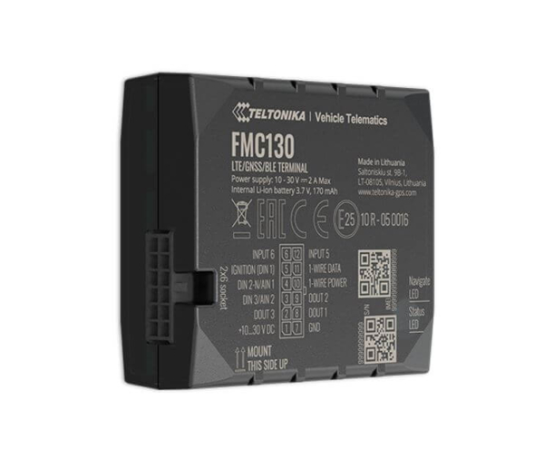 GPS трекер Teltonika FMC130 имеет импульсные входы для снятия данных с расходомеров топлива