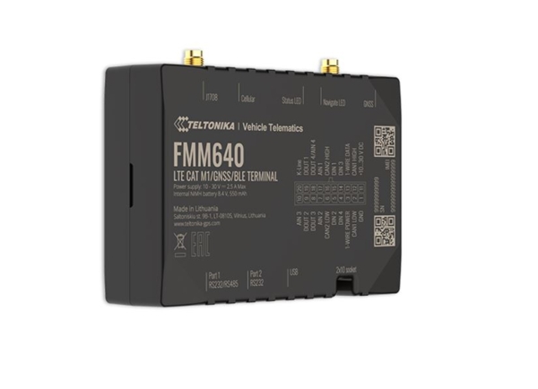 Teltonika FMM640 - вид сбоку